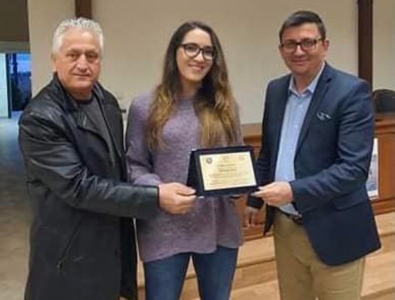 Τιμήθηκε η  Ξηρομερίτισσα Μαρία Λεκατσά