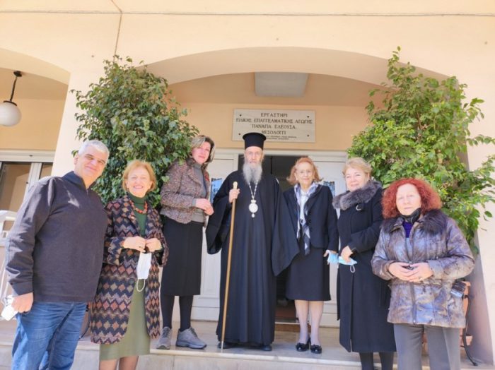 Επίσκεψη στο «Παναγία Ελεούσα» από τον Μητροπολίτη Ιερόθεο