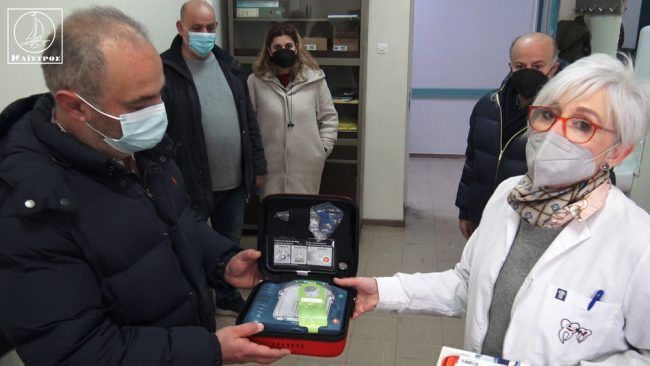 Δωρεά Απινιδωτή από την ΟΕΒΕ Αμφιλοχίας στο Κέντρο Υγείας
