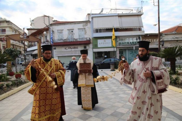 Προσκύνηση ιερού λειψάνου Αγίου Καλλινίκου στο Μεσολόγγι