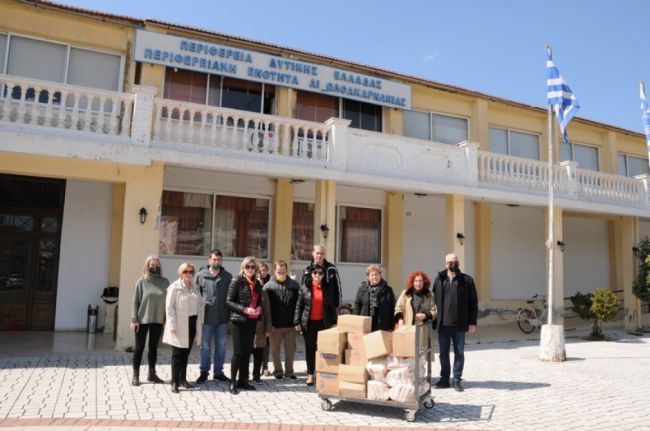 Προσφορά τροφίμων και ανθρωπιστικής βοήθειας για την Ουκρανία από το Εργαστήρι “Παναγία Ελεούσα”