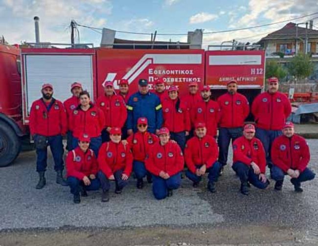 Η Ε.Ο.Ε.Δ Μεσολογγίου στο Πυροσβεστικό Σταθμό Γαβαλούς