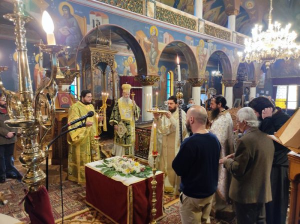 Ο Μητροπολίτης Ιερόθεος στο Αιτωλικό την Κυριακή Γ’ Νηστειών