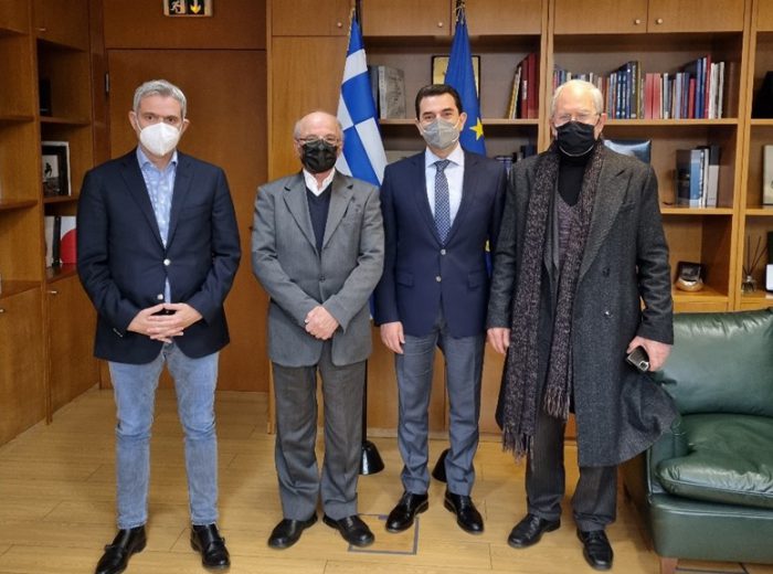 Συνάντηση Καραγκούνη & Συλλόγου Οικοπεδούχων Μολύκρειου Αντιρρίου με τον Κ. Σκρέκα