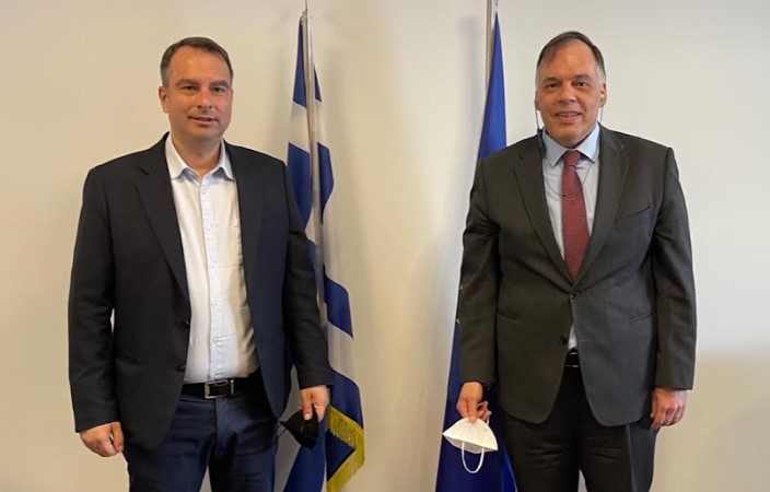 Συνάντηση Θανάση Παπαθανάση με το Διοικητή του Νοσοκομείου Αγρινίου