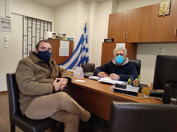 Συνάντηση Πασιόπουλου με πρόεδρο αστικού ΚΤΕΛ για τη διασύνδεση Μεσολογγίου-Σταμνάς