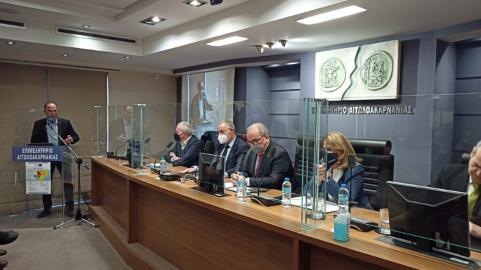 Ο Λ. Δημητρογιάννης στην ανοικτή συνεδρίαση του Δ.Σ. του ΣΕΒ Πελοποννήσου και Δυτικής Ελλάδας