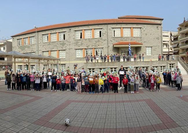 Επίσκεψη του Παναιτωλικού στο 2ο Δημοτικό Σχολείο Αγρινίου