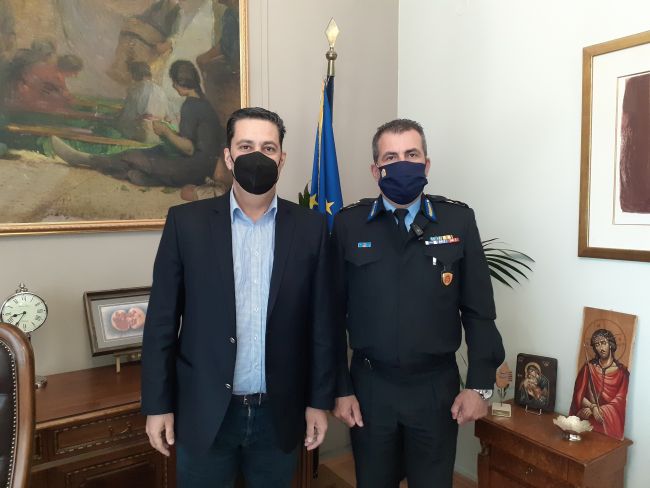 Συνάντηση Δημάρχου με τον Διοικητή Περιφερειακής Πυροσβεστικής Διοίκησης Δυτικής Ελλάδας