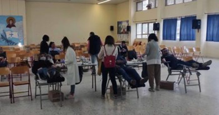 Εθελοντική αιμοδοσία στο Εσπερινό ΕΠΑΛ