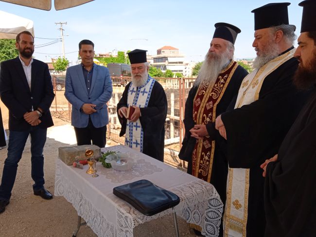 Μπήκε ο θεμέλιος λίθος στο νέο κτίριο του 7ου Γυμνάσιου Αγρινίου