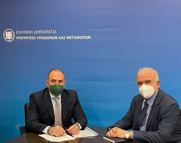 Συνάντηση Λύρου με Καραγιάννη για αντιπλημμυρικά έργα- κατεστραμμένο οδικό δίκτυο και Γέφυρα Ευήνου
