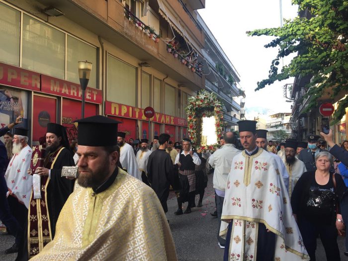 Η Λιτανεία του Αγίου Χριστοφόρου στο Αγρίνιο