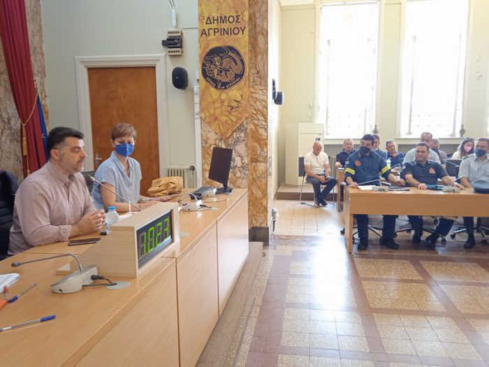 Ειδική συνεδρίαση του Συντονιστικού Οργάνου Πολιτικής Προστασίας του Δήμου Αγρινίου