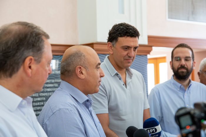 Τον Υπουργό Τουρισμού υποδέχθηκε ο Βασίλης Γκίζας στη Ναύπακτο