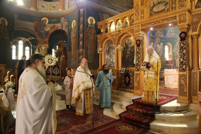 Ο Σεβασμιώτατος Τοποτηρητής στον Άγιο Δημήτριο Αγρινίου