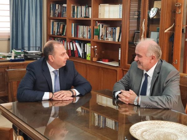 Τα έργα υποδομών του Δήμου Μεσολογγίου στο επίκεντρο της συνάντησης Λύρου – Καραγιάννη