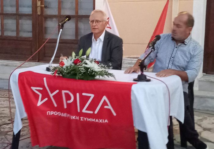 Ο Γιάννης Ραγκούσης στην Βόνιτσα