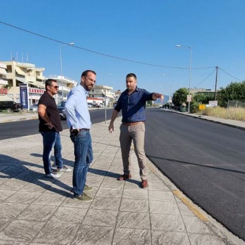 Η περιφέρεια ολοκληρώνει τα έργα στην είσοδο του Αγρινίου