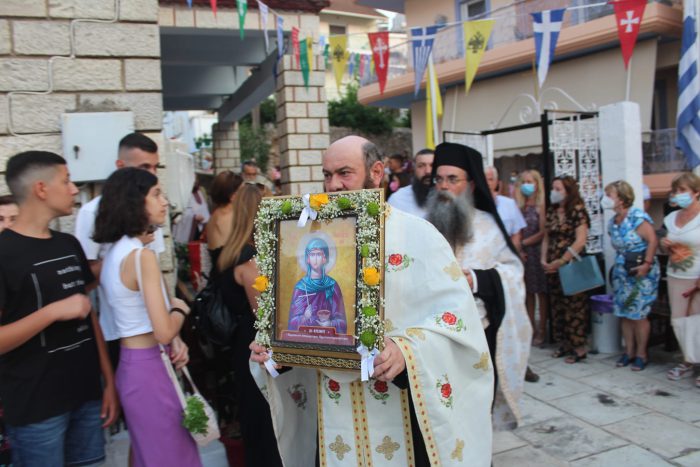 Πανηγυρικός Εσπερινός στον Ι.Ν της Αγίας Παρασκευή Αμφιλοχίας