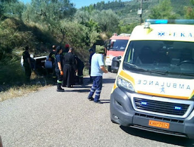 IX σε γκρεμό κοντά στην Καστανούλα-Κάτοικος Καινουργίου ο οδηγός που έχασε τη ζωή του