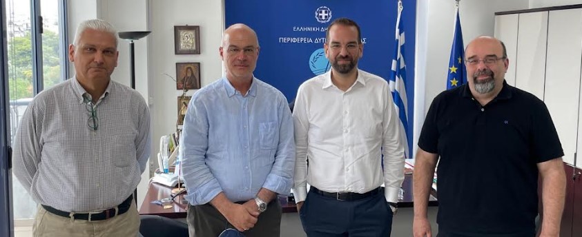 Επίσκεψη καθηγητών του Εργαστηρίου Φυσικής της Ατμόσφαιρας του Πανεπιστημίου Πατρών στην Περιφέρεια Δυτικής Ελλάδος