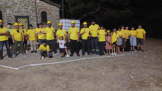 Νυχτερινή άσκηση πυρόσβεσης των Εθελοντών Διασωστών Αγρινίου Αγ. Δημητρίου