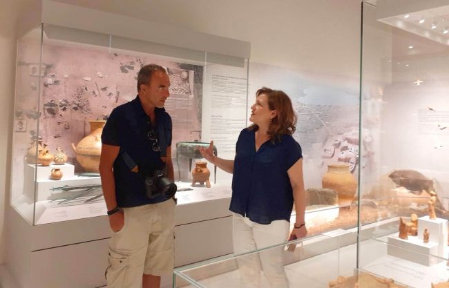 Στο Ξενοκράτειο Μουσείο Μεσολογγίου ξεναγήθηκε ο Νίκος Αλιάγας