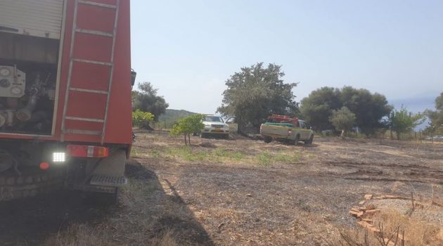 Φωτιά στη περιοχή Βελά Ξηρομέρου