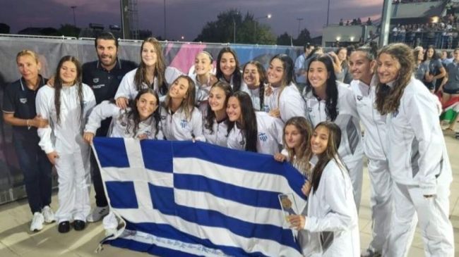 Ασημένιο μετάλλιο για την Ελλάδα στο 1ο Παγκόσμιο Πρωτάθλημα πόλο κορασίδων