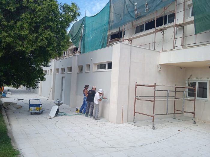 Σε εξέλιξη οι εργασίες ενεργειακής αναβάθμισης του κλειστού Γυμναστηρίου του ΔΑΚ Αγρινίου