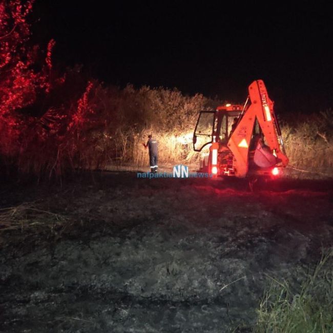 Πυρκαγιά μικρής έκτασης στο κάμπο στο Γαλατά Ναυπακτίας