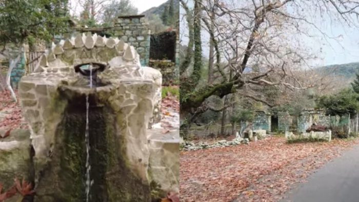 Το χωριό “φάντασμα” της Αιτωλοακαρνανίας: Είναι εγκαταλελειμμένο από τους κατοίκους αλλά το νερό τρέχει ακόμα