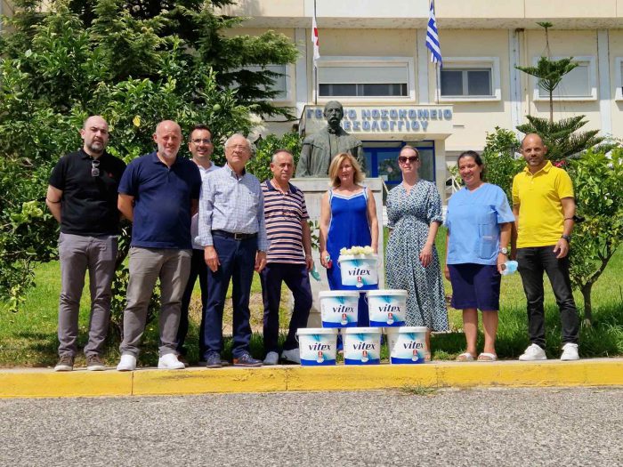 50 κιλά αντιιικό χρώμα στη Νοσηλευτική Μονάδα Μεσολογγίου