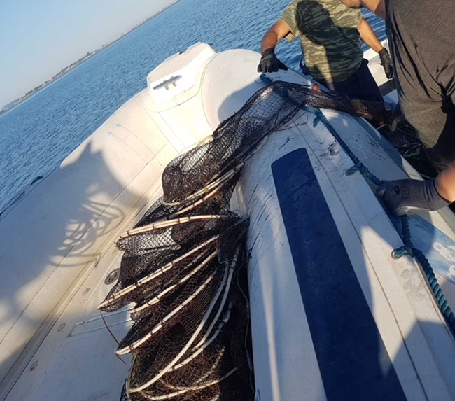 Κατασχέθηκαν νταούλια στη θαλάσσια περιοχή Κοχλιά Αμβρακικού