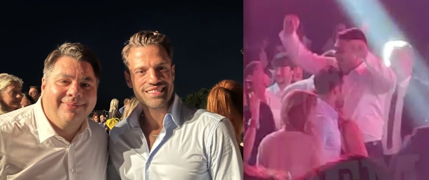 Ο Ναυπάκτιος Αμερικανός πρέσβης με τον Αργυρό  διασκέδασαν στον Οικονομόπουλο