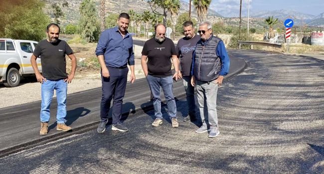 Στις εργασίες βελτίωσης της εισόδου του Αστακού ο Θανάσης Μαυρομμάτης