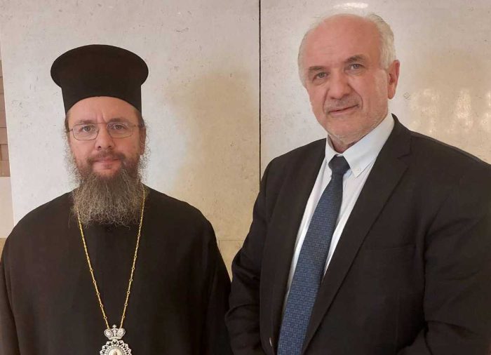 Σε θερμό κλίμα η συνάντηση Κώστα Λύρου με τον νεοεκλεγέντα Μητροπολίτη Αιτωλίας και Ακαρνανίας