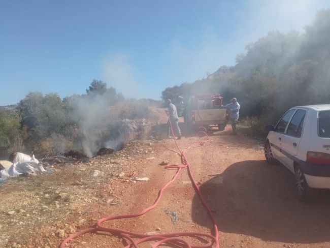Επικίνδυνη φωτιά στο Καραϊσκάκη Ξηρομέρου.-Κινητοποίηση του Δήμου