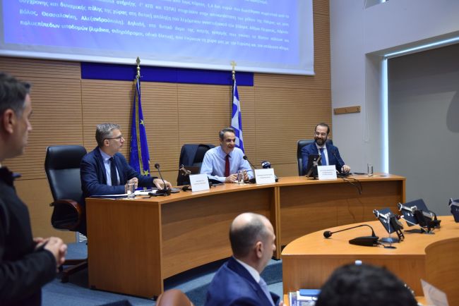 Χαιρετισμός Περιφερειάρχη Δυτικής Ελλάδας Νεκτάριου Φαρμάκη στην εκδήλωση με τον Π/Θ Κυριάκο Μητσοτάκη στην έδρα της ΠΔΕ