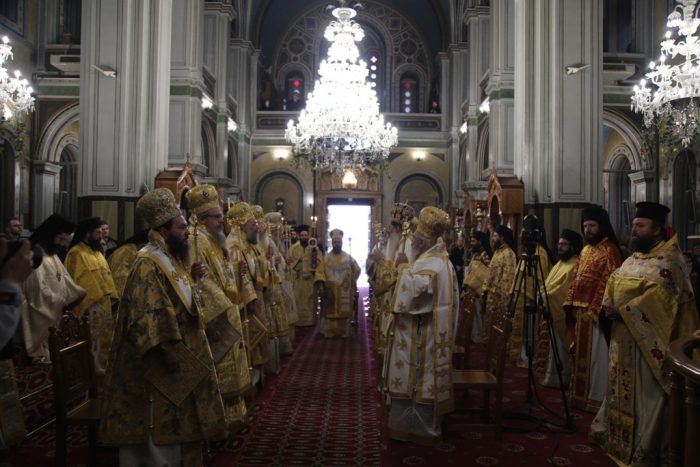 Η Ενθρονιστήρια Θεία Λειτουργία του Μητροπολίτου Αιτωλίας και Ακαρνανίας, Δαμασκηνού στo Μεσολόγγι