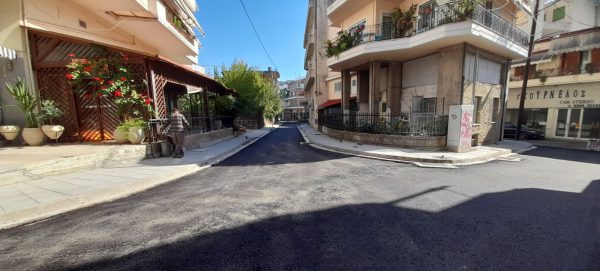 Αγρίνιο: Ολοκληρώνεται το έργο της πλήρους ανακατασκευής της οδού Σωκράτους.