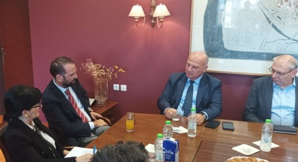 Επίσκεψη του Υπουργού Δικαιοσύνης, Κ. Τσιάρα στο Διοικητήριο της Π.Ε. Αιτωλοακαρνανίας