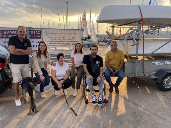 Ιστιοπλοΐα ΑΜΕΑ από το ΝΟ Μεσολογγίου