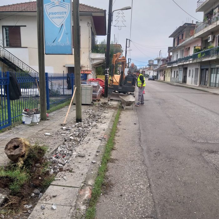 Ξεκίνησαν οι εργασίες κατασκευής φωτιστικών στην είσοδο του Παναιτωλίου