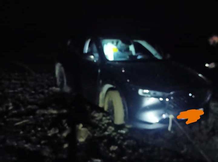 Μεσολόγγι: Oδηγός χθες έχασε την διαδρομή και κατέληξε σε βούρκο