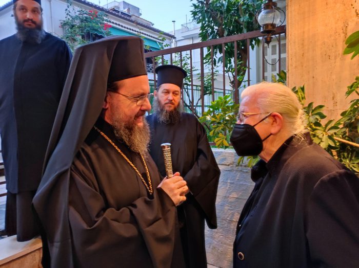 Στην «Αγία Φιλοθέη» ο Μητροπολίτης Δαμασκηνός