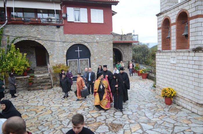 Ο Μητροπολίτης Αιτωλίας και Ακαρνανίας στην Ιερά Μονή Γενεσίου της Θεοτόκου Κατερινούς