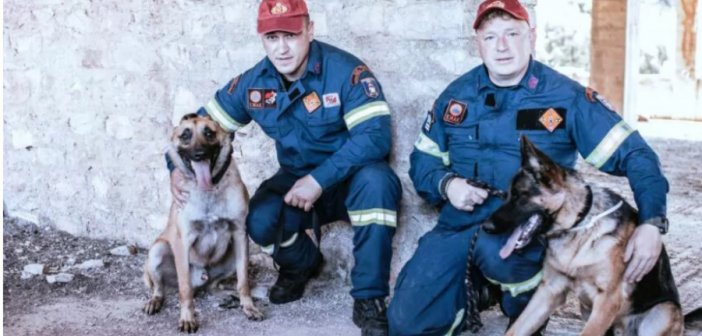 Ο γερμανικός ποιμενικός «Δούκας» στις έρευνες για 92χρονη στη Κάτω Μακρυνού