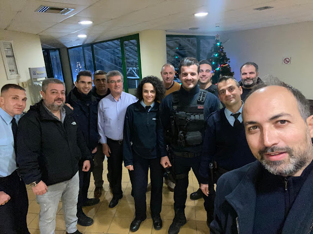Αγρίνιο: Πρωτοχρονιά στο καθήκον στην Αστυνομία-Ανταλλαγή ευχών με Νεκτάριο Φαρμάκη